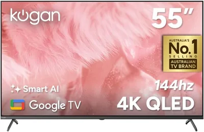 Kogan 55" QLED 4K 144Hz Smart AI Google TV Q98T Best Deal