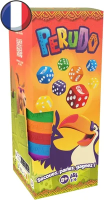 Asmodee Perudo : Jeu de société amusant à 30 min - Réduction 50% !