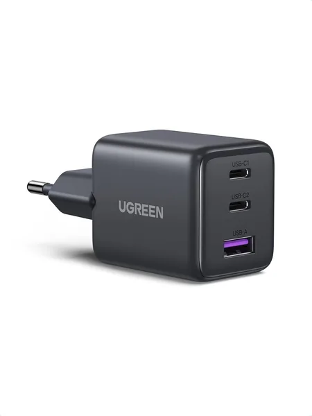 UGREEN USB C Charger 30W 3-Port GaN II Power Supply PD Fast Charger Compatible