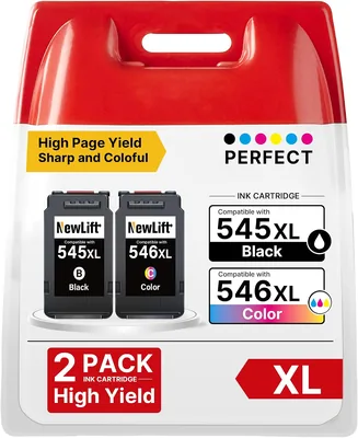 NewLift Compatible 545XL 546XL Cartouche pour Canon 545 546 PG545XL CL546XL - Meilleures affaires