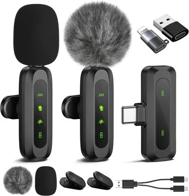 Jubolion Wireless Lavalier Mic 2-Pack 10% Off