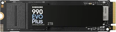 SSD Samsung 990 EVO Plus NVMe PCIe 4.0 x 4/5.0x2, 2 To, jusqu'à 7250 Mo/s, idéal pour le jeu et le bureau