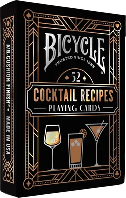 Bicycle Cocktail Playing Cards - 52 Recipes