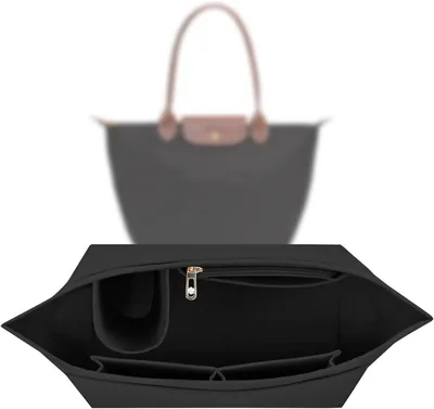 Organisator für Longchamp Bag, Taschenaufbewahrung für Longchamp L, Organisator für Longchamp Pliage L, Geldbörsenorganisator, Mehrfachtasche