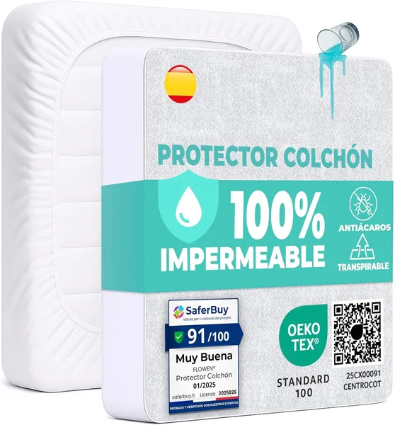 Waterproof Cotton Mattress Cover Waterproof Protective Sheet for Cot