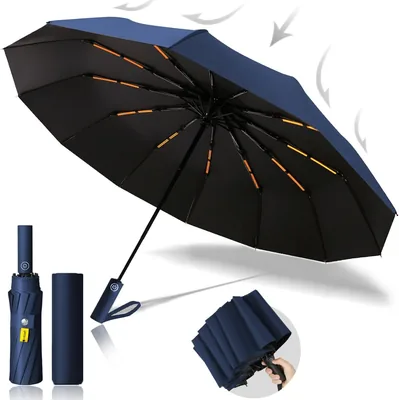 Paraguas Plegable Automático MXHIGO, Resistente al Viento, para Lluvia y Sol