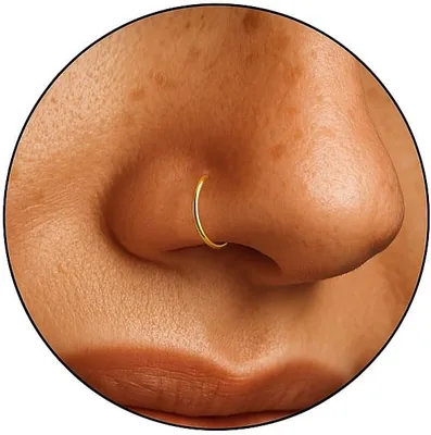 Tiny 14k Gold Filled Nose Ring - Best Deal