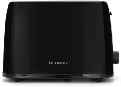 Tostador de Pan Taurus Capacidad de 2 Rebanadas Color Negro Modelo LUCER - Mejor Oferta