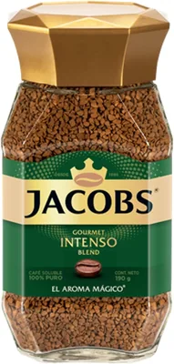 Jacobs Intenso 190g | Café Soluble Liofilizado | Instantáneo | Gourmet - 26% Off
