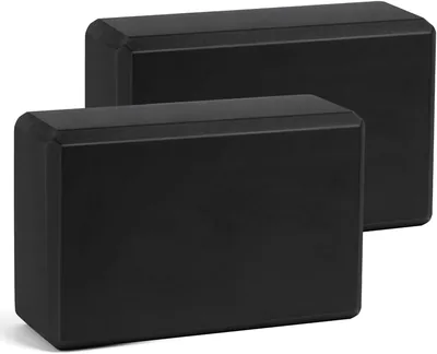 Bloques de Yoga Flintronic 2, Espuma EVA de Alta Densidad, Antideslizante, Firme y Ligero, Soporte Estable para Yoga, Pilates y Ejercicio