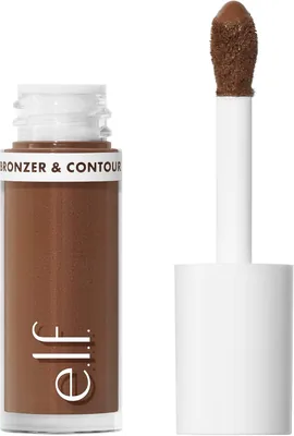 e.l.f. Camo Liquid Bronzer & Contour - Natuurlijke Glow, Langhoudende, Vegan en Krulvriendelijk - Beste Deal