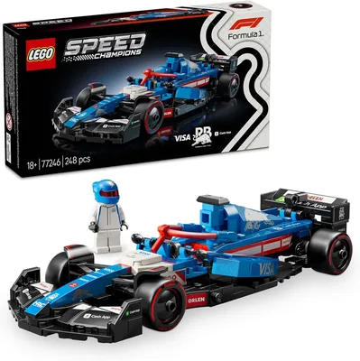LEGO Speed Champions Visa Cash App RB VCARB 01 F1 Racing Car Bouwpakket voor Volwassenen met Formule 1-coureur Minifiguur - 26% Korting