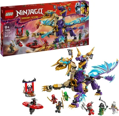 LEGO NINJAGO Arc Dragon of Focus 71836 Set with 8 Minifigures