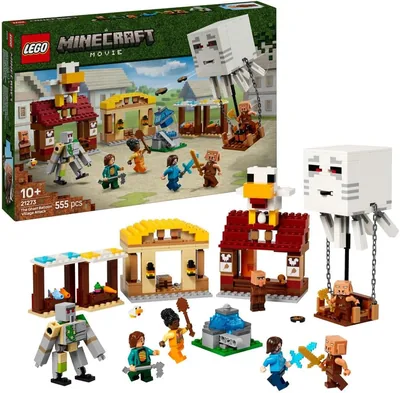 LEGO Minecraft Ghast Balloon Village Attack 21273 - Best Deal