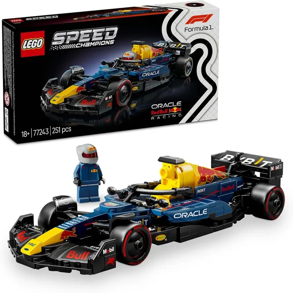 LEGO Speed Champions Oracle Red Bull Racing RB20 F1-racewagen bouwset voor volwassenen met verzamelbare minifiguur - 32% korting