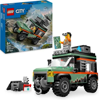 LEGO City Offroad Fahrzeug - Bausteine für Kinder ab 6 Jahren - Ideal zum Verschenken an Geburtstage oder Feiertage - Jetzt 41% Rabatt