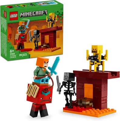 LEGO Minecraft The Nether Lava Battle 21266 Playset - Best Deal