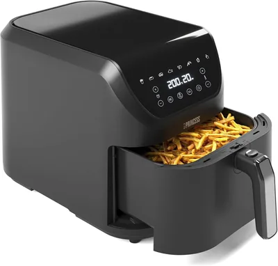 Princess SlimFry Olio Libero Frittella - Design Compatto - Senza BPA - 8 L - 8 Programmi - Temperatura e Timer Regolabili - 2000