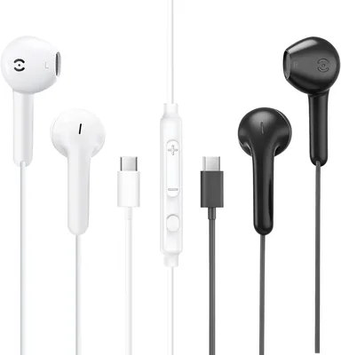 MAS CARNEY 2 Pack TH9 Wired USB C Headphones