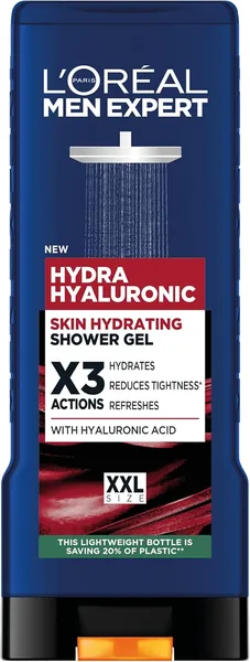 L'Oréal Paris Men Expert HYDRA HYALURONIC Żel pod Prysznic 400 ml | Najlepsza cena