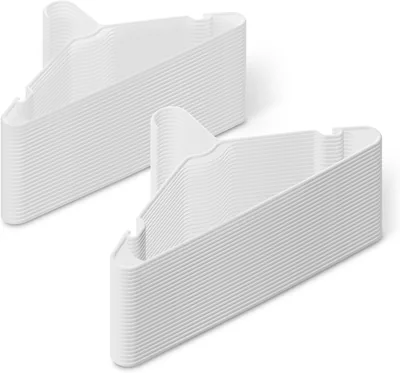 Basics Plastic Clothes Hangers White Pack of 50 Best Deal
