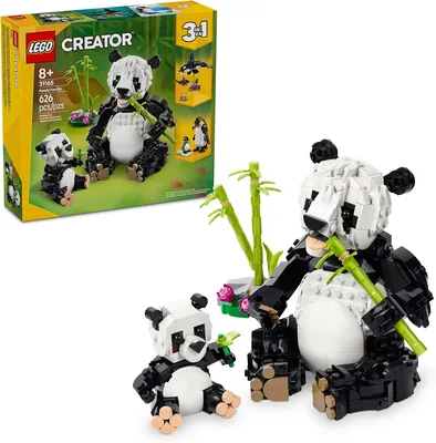 LEGO Creator Panda Family Building Toy Kit
