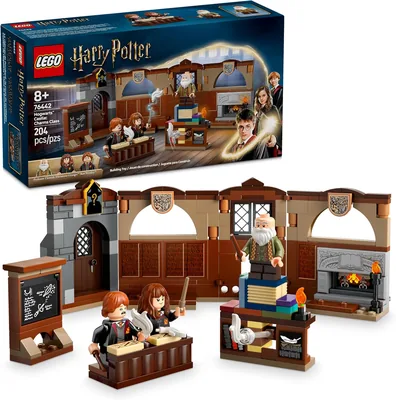 LEGO® Harry Potter™ Castillo de Hogwarts™: Clase de Encantamientos, Juego con Salón y 3 Personajes