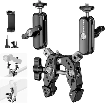 NEEWER Heavy Duty Super Clamp with Mount - 10% Off