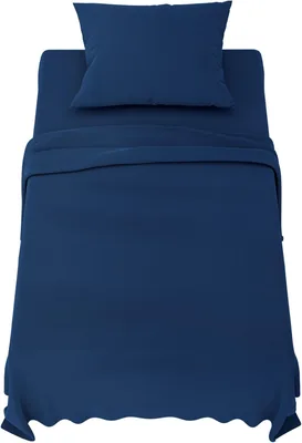 Linge de lit Dreamzie 90 x 190 cm - 3 pièces en microfibre - Housse de couette 90 x 190 cm - Draps plats 70 x 260 cm - 1 taie d'oreiller