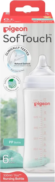 Pigeon Softouch BPP Nursing Bottle PP 330ml Logo Best Deal