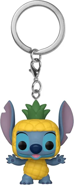 Llavero Funko Pop! Disney - Stitch como Piña de Acero Esmalte - Lilo y Stitch - Figura de Vinilo Coleccionable