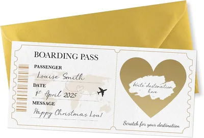 Golden Travel Ticket Scratch Card 9% Off