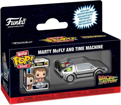 Funko Pop! Bitty Ride Marty McFly Time Machine