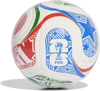 adidas FIFA World Cup 26’ Trionda Soccer Ball - Black/Lucid Lemon/Pink (4)