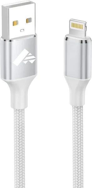 Aioneus iPhone Charger Cable 2M MFi Certified Lightning Cable Fast Charging iPhone Charger Nylon USB iphone Charging Cable Lead for iPhone 14 13 12 11 Pro Max XS XR X 8 7 6 Plus 5