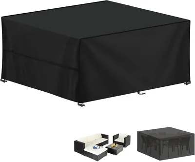 LAMUNI Garden Furniture Cover 420D Outdoor Table Cover 250x210x90cm | Överlapp för utomhusmöbel
