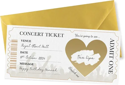 Concert Scratchcard - Surprise Festival Ticket