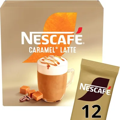 Nescafé Caramel Latte Sachets 12 x 17g