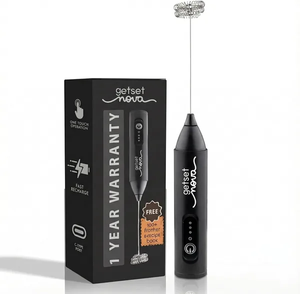 Nova Rechargeable Milk Frother & Coffee Whisker