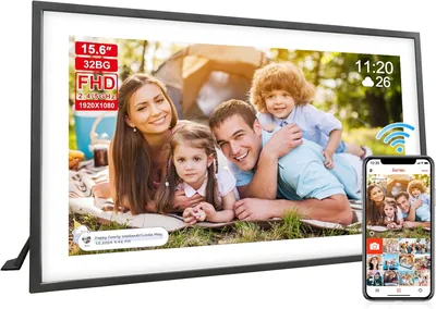 15.6 Inch Digital Picture Frame HD Touch Screen 32GB