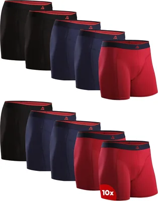 Boxers de Bambú DANISH ENDURANCE para Hombres, Suaves y Elásticos, 6 o 10 Unidades