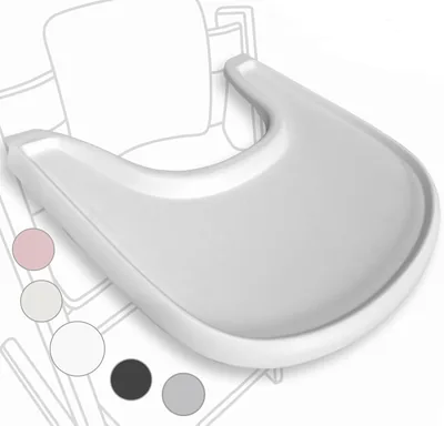 Stokke Tripp Trapp kompatibel torskelapp – inte kompatibel med plater med skruvsnäp, ergonomisk krurad design, mått