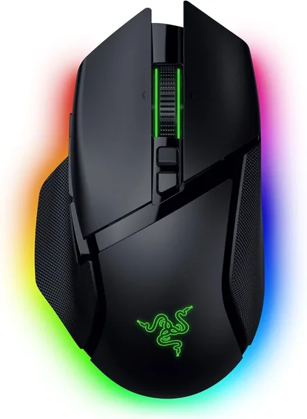 Razer Basilisk V3 Pro 35K Wireless Gaming Mouse: HyperScroll Tilt Wheel - 35K DPI