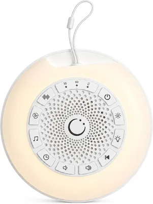 Numsy Mini White Noise Machine with Night Light - Sleep Aid Baby