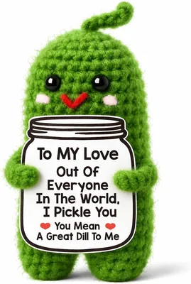 Handmade Crochet Pickle Gifts for Her Him Best Deal