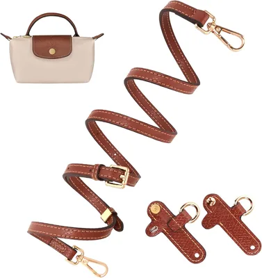 Sac à épaule Longchamp Femme en Cuir Cognac - Bandoulière Ajustable, Sans Punaises - Best Deal
