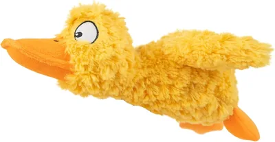 Best Pet Supplies Ducky Doodle Plush Toy for Puppies & Dogs - Gold