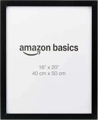 Amazon Basics rättskast i höljform, 40x50 cm, svart - Best Deal