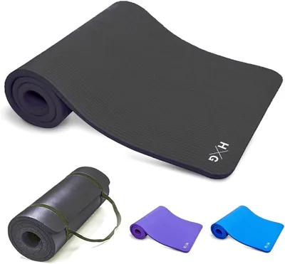 Mats de Yoga y Pilates HxG para Gimnasio Casero - Antideslizante y Suave - Ahorra un 79%