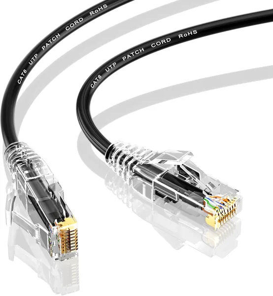 Slim Ethernet Cable 10M Cat6 10G Support RJ45 - Best Deal